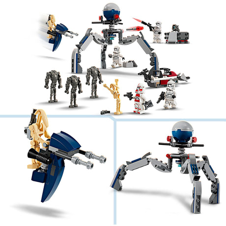 Lego star wars clone trooper™ battle droid™ kamppakke - 75372