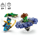 Lego ninjago 71849 ny vs. elementær monster spinner