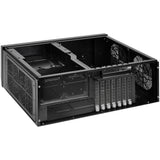 Silverstone SST-GD09B-C HTPC-hus (sort | 1x USB-A | 1x USB-C)