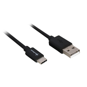 Sharkoon USB-A 2.0 - USB-C-kabel (sort, 0,5 meter)