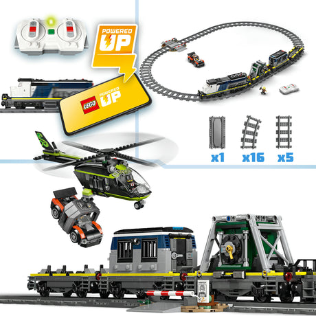 Lego ® byrøveri af polititog - legetøjstogsæt - 60508