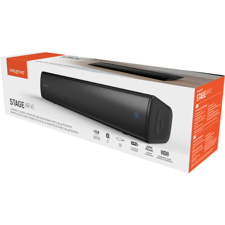 Creative stage air v2 soundbar (sort, bluetooth)