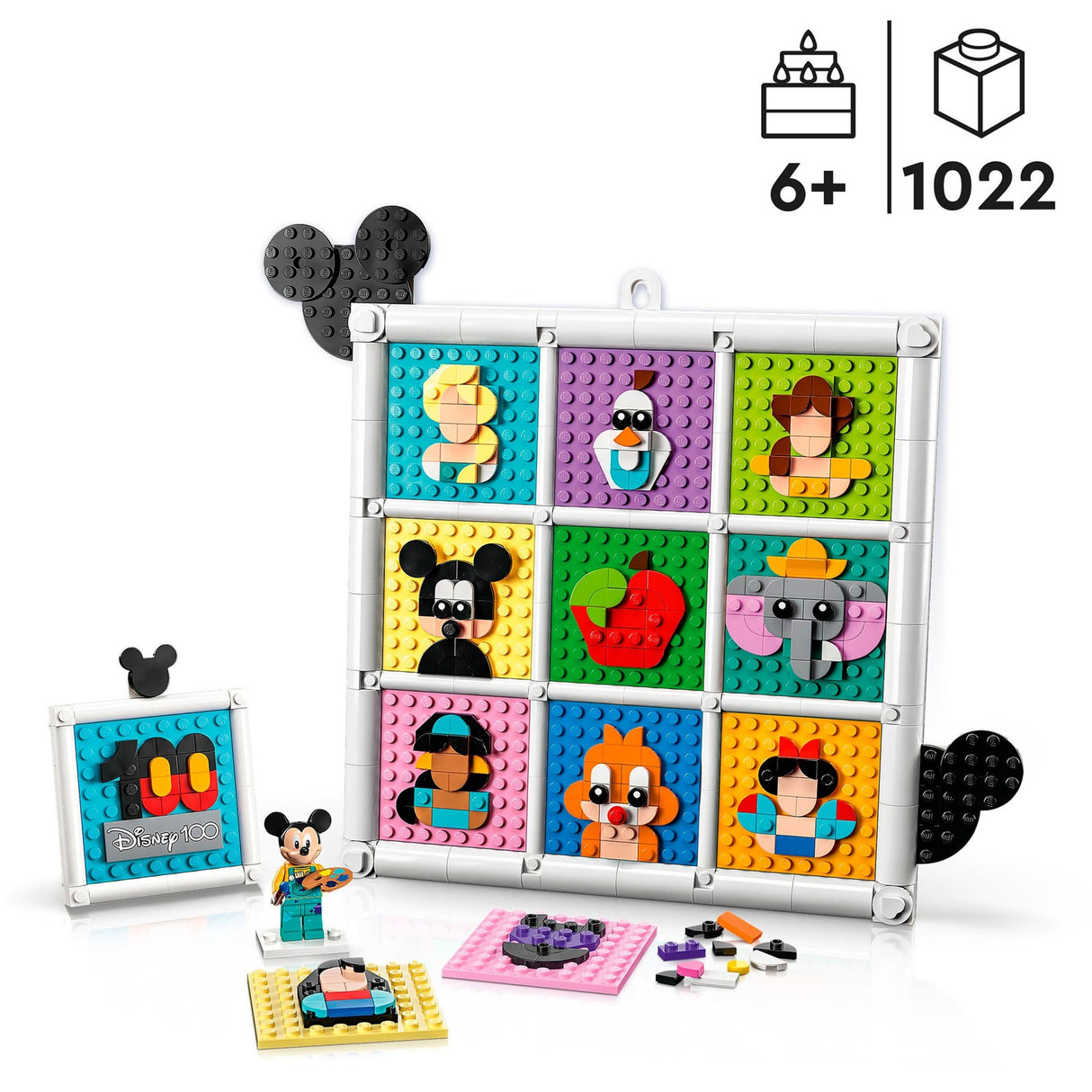 Lego Disney - 100 år med Disney animationsfigurer byggelegetøj (43221)