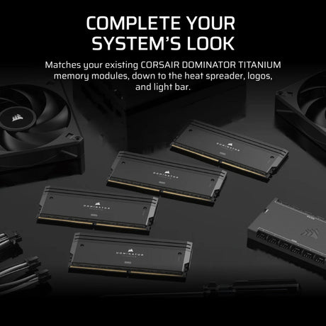 Corsair dominator titanium ddr5 lighting enhancement kit ledverlichting (zwart, cmplekit2)