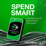Seagate barracuda 4 tb harde schijf (st4000dm004, sata 600)
