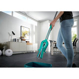 Leifheit picobello gulvvisker s micro duo med håndtag - 27 cm viskebredde - turkis - grå