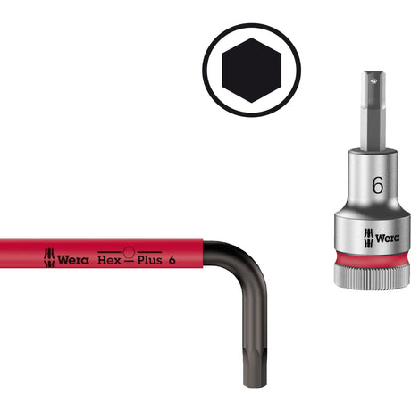 Wera 05073593001 950 spkl 9 sm n sb 9-delt hex-plus multifarvet unbrakonøgle - 1,5-10mm