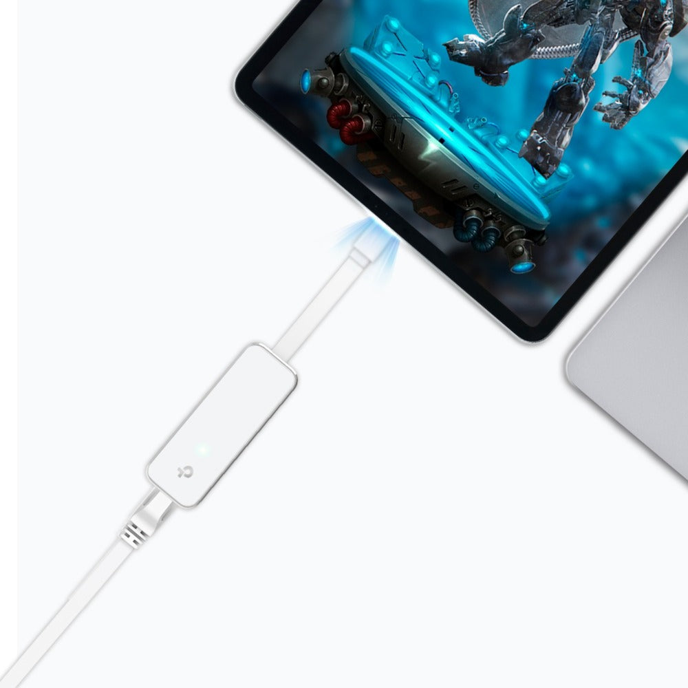 Tp-Link USB Type-C til RJ45 Gigabit Ethernet-netværksadapter (hvid)