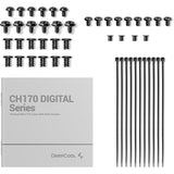Deepcool ch170 digitalt mini tårnhus (sort | 2x USB-A | 1x USB-C)