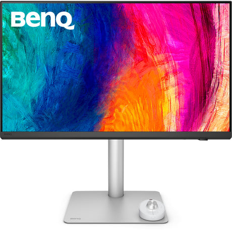 Benq PD2730S 27 5K UHD-skærm (hvid sølv, HDMI, DisplayPort, lyd, Thunderbolt 4, USB-C)