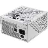 Asus rog strix platinum white edition modulær 1000 watt strømforsyning (hvid, 1x 12v-2x6, 4x pcie)