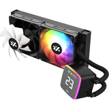 Xyz pc gear aquapulse aio 240 vandkøling (sort, argb, pwm)