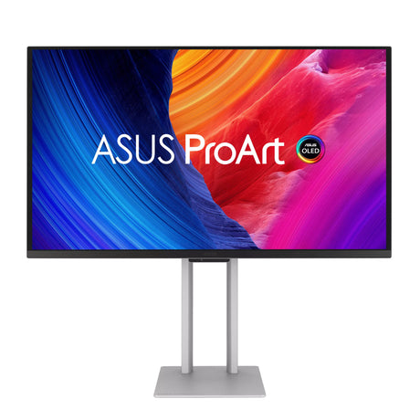 Asus proart-skærm pa27ucdmr 26.5 4k uhd-skærm (sølv, hdmi, displayport, usb-a, usb-c, 2x thunderbolt 4)