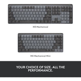 Logitech MX mekanisk mini-tastatur (sort, amerikansk-internationalt layout (QWERTY), GL taktil, 80 % (TKL), Bluetooth)