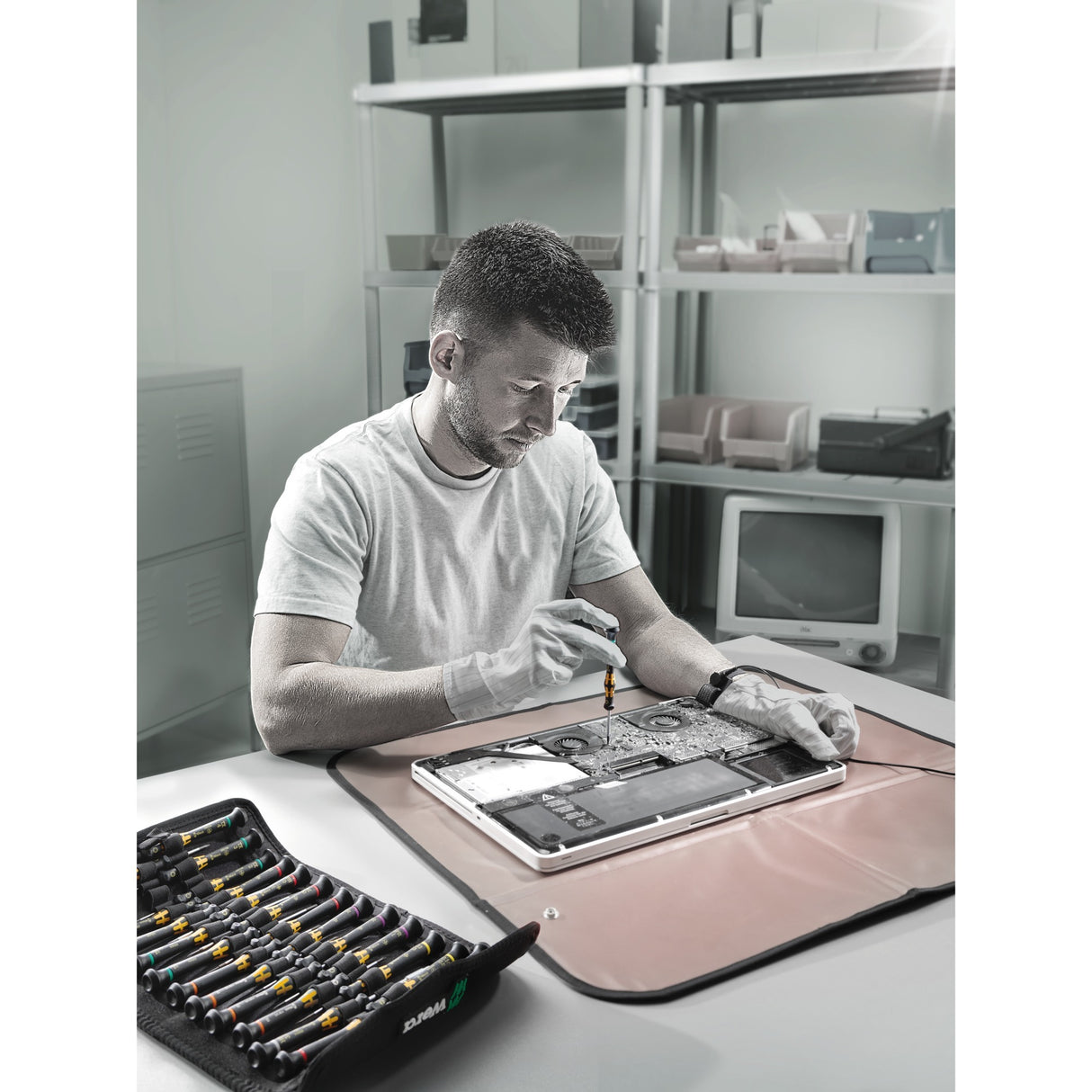 Wera kraftform | mikro esd | stor pakke 1 | skruetrækker sæt | elektriker | 25 styk - 05134019001