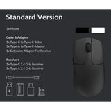 Keychron m2 trådløs gaming mus (sort)