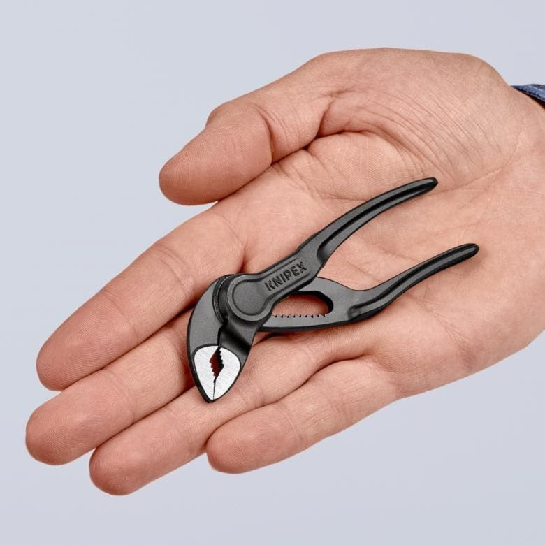 Knipex cobra xs - justerbar rørnøgle - 100 mm - kompakt - slankt hoved