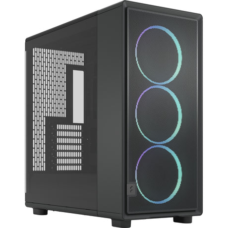 Fractal design epoch xl tg rgb midi tower behuizing (zwart | 2x usb-a | 1x usb-c | rgb | tempered glass)