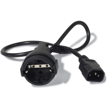 Apc CEE 7 7 (V) til IEC 60320 C14-kabel (sort)