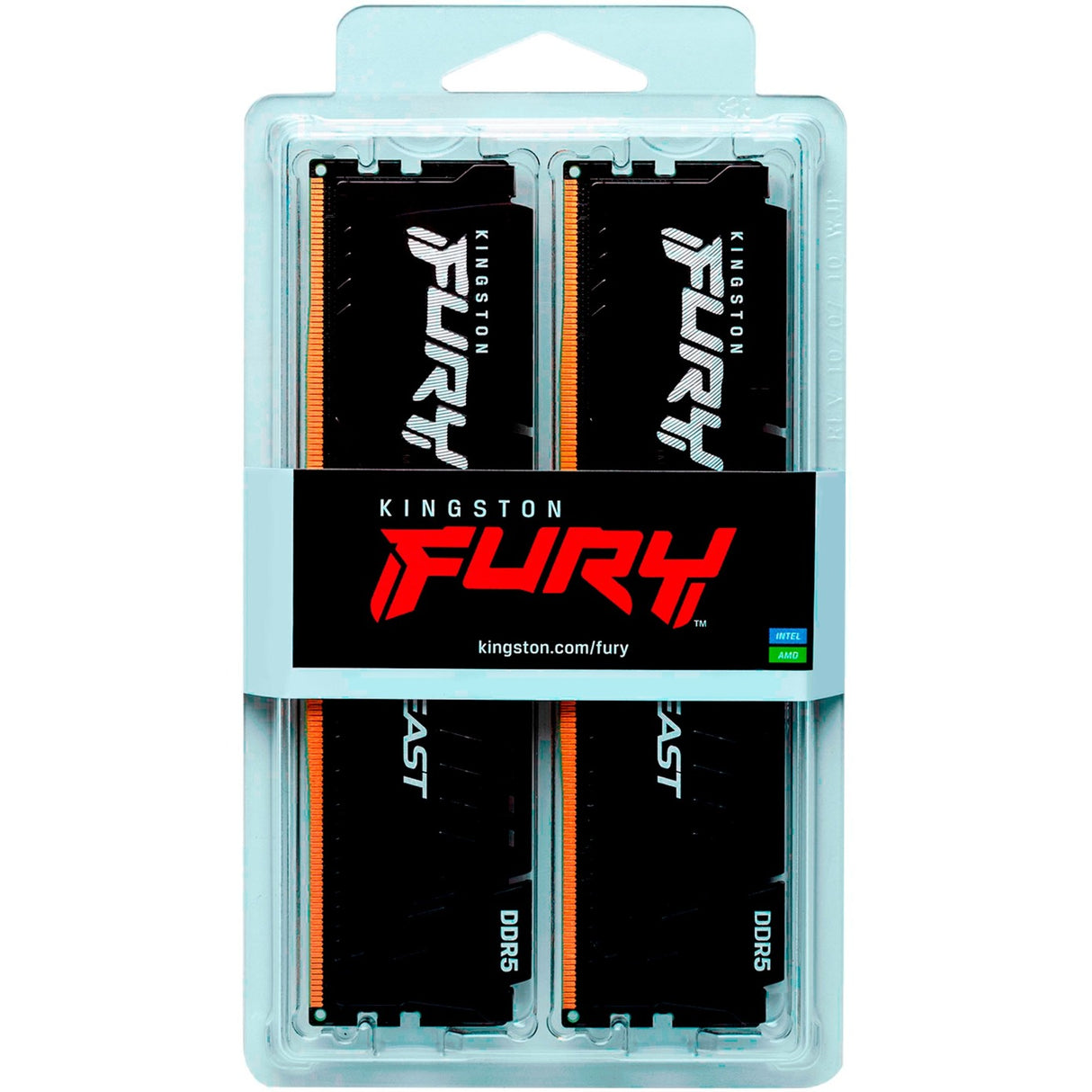 Kingston Fury Beast 16 GB DDR5-6000 (2x 8 GB) RAM (sort, KF560C30bbek2-16, XMP 3.0, Expo 1.1)