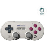 8bitdo sn30 pro gamepad (lysegrå, bluetooth, usb, pc, nintendo switch switch 2)