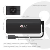 Club 3d usb-c laptop charger 140w, 1 meter (zwart)