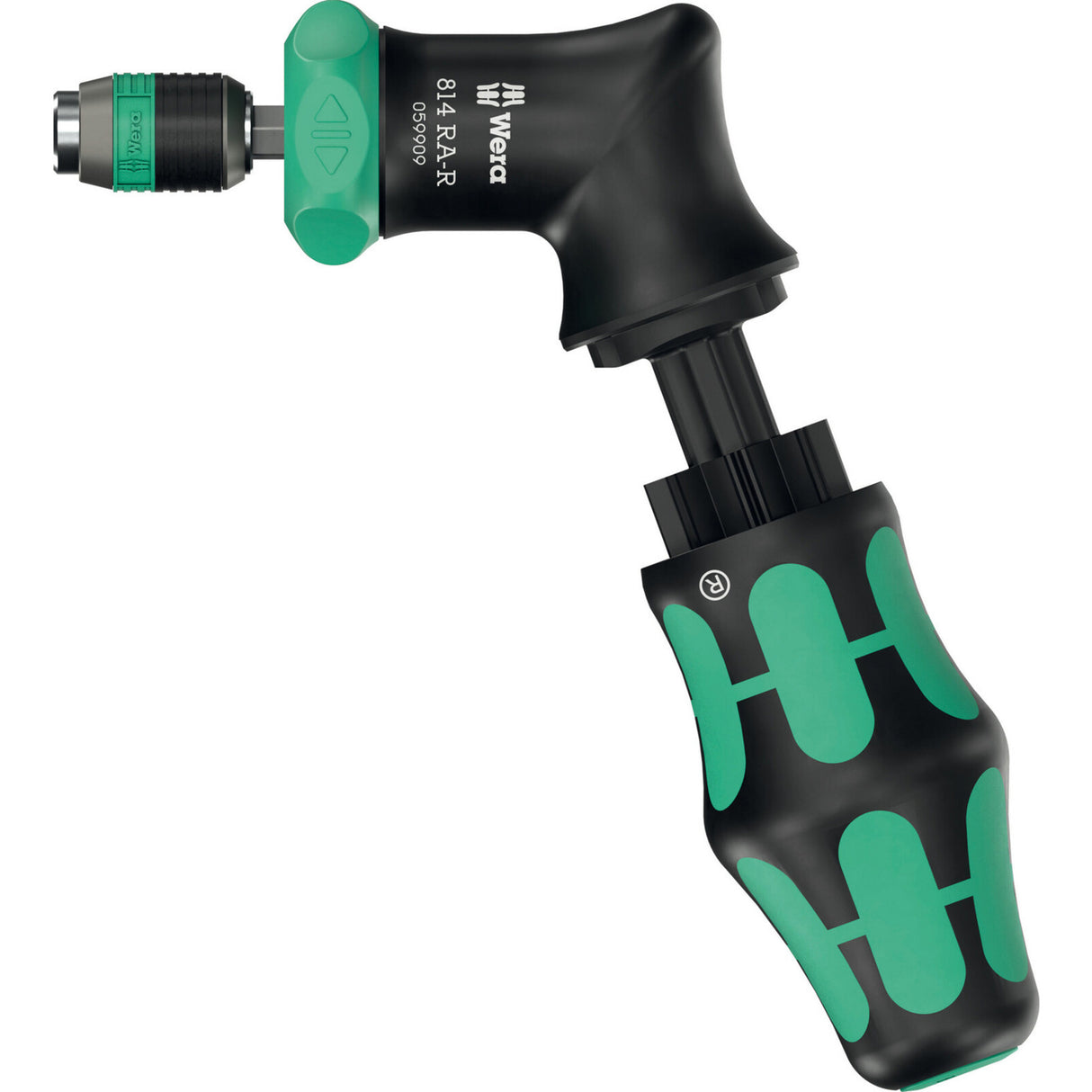 Wera kraftform kompakt pistol ra -r 1, 7-delt bit sæt (sort grøn)