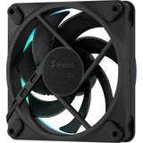Fractal design momentum 12 rgb kabinet blæser (sort, 120 x 120 x 25 mm, pwm)