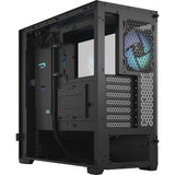 Fractal design pop air rgb midi tårnhus (sort | 2x usb-a | rgb | hærdet glas)