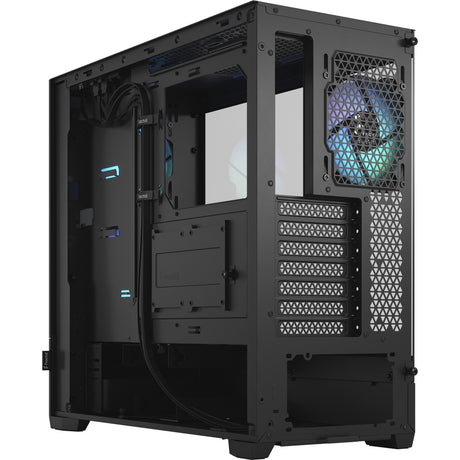 Fractal design pop air rgb midi tårnhus (sort | 2x usb-a | rgb | hærdet glas)