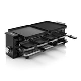 Princess 162925 raclette piano sort 8 gourmet sæt (sort)