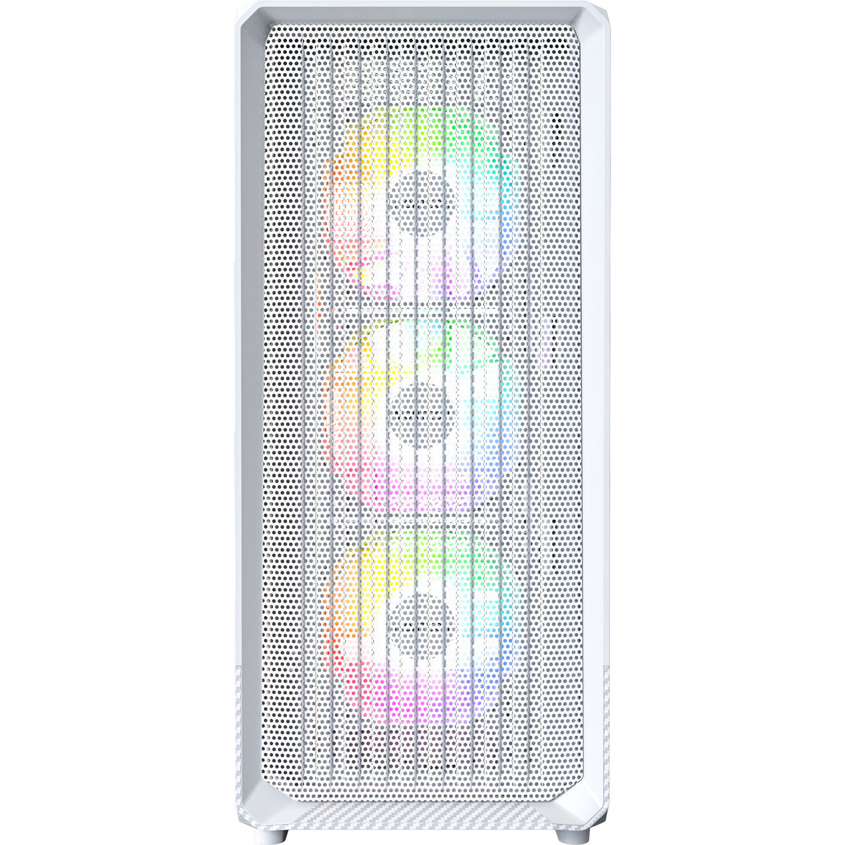 Montech x5 midi tårnhus (hvid | 2x USB-A | 1x USB-C | hærdet glas)