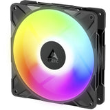 Arctic p14 pro reverse a-rgb case ventilator (sort, 140 x 140 x 30 mm, pwm)
