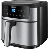 Princess digital airfyer 6l varmluftsfrituregryde (sort sølv, 6 liter)