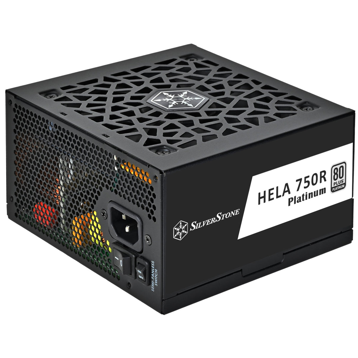 Silverstone hela 750r platinum modulær 750 watt strømforsyning (sort, 4x pcie)
