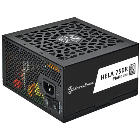 Silverstone hela 750r platinum modulær 750 watt strømforsyning (sort, 4x pcie)