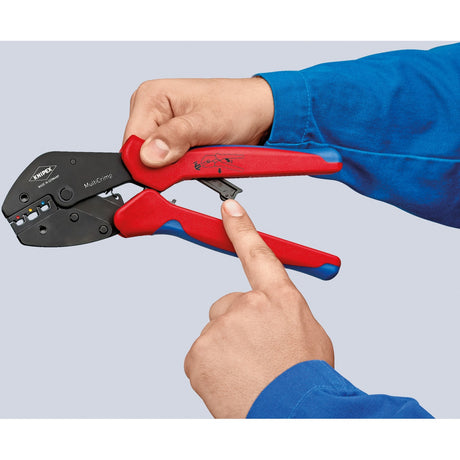 Knipex multicrimp-krympetang 973302 (rød blå)