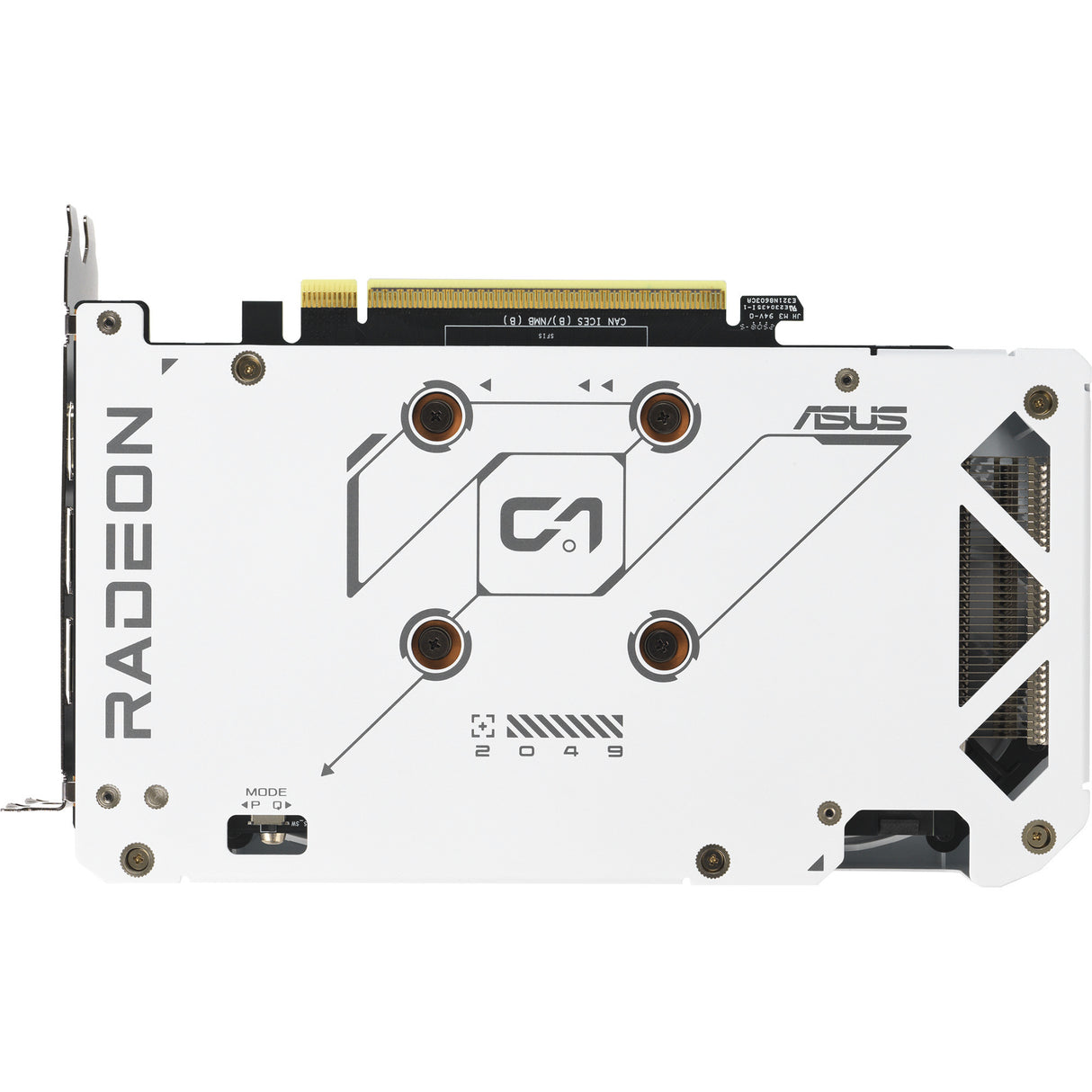 Asus Radeon RX 9060 XT Dual White Edition 16 GB grafikkort (hvidt, RDNA4, GDDR6, 2x Display Port, 1x HDMI 2.1)
