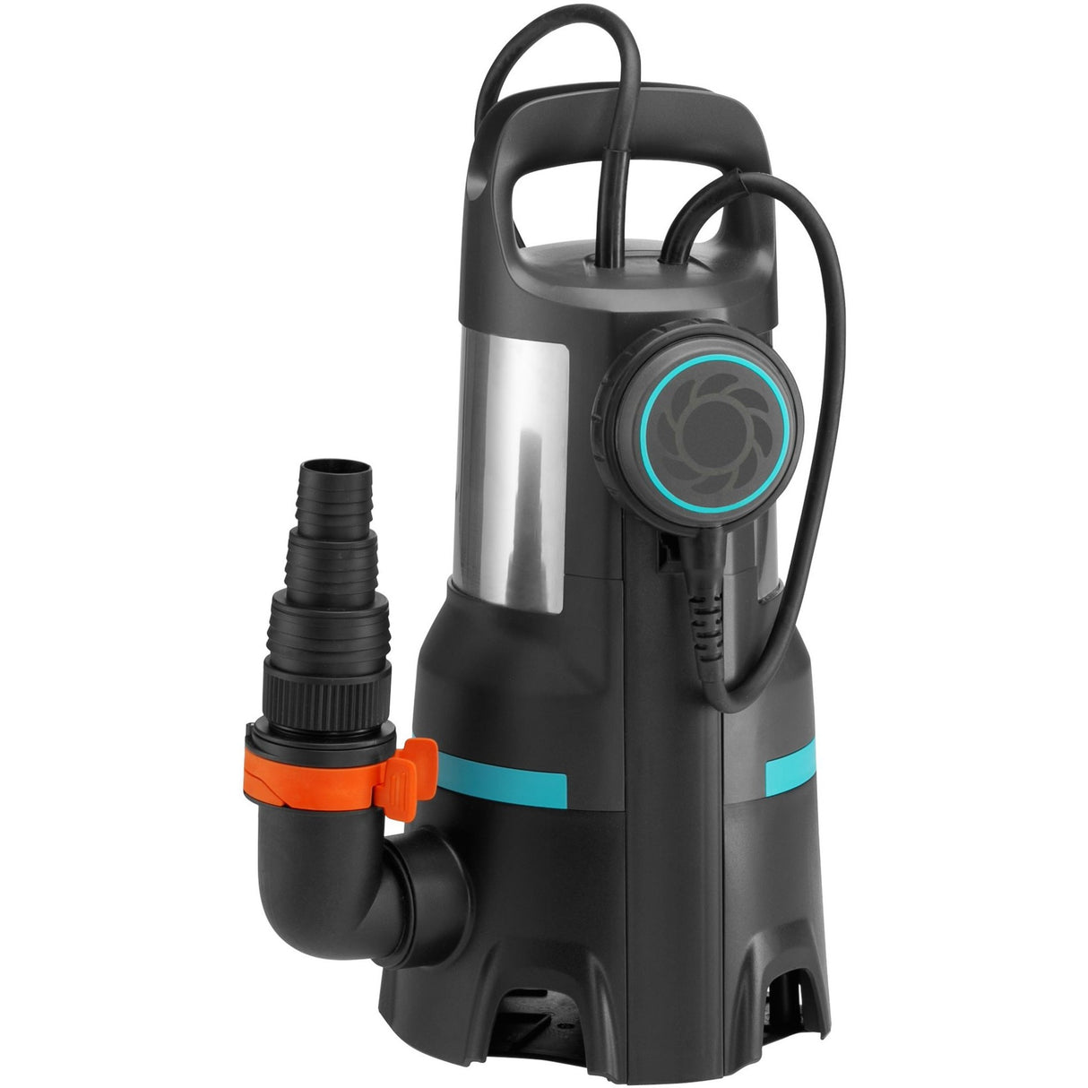 Gardena snavset vandpumpe 25000 dyk- og trykpumper (sort rustfrit stål, 9046-20)