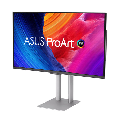 Asus proart-skærm pa27ucdmr 26.5 4k uhd-skærm (sølv, hdmi, displayport, usb-a, usb-c, 2x thunderbolt 4)