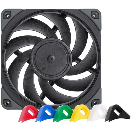 Noctua nf-a12x25 pwm chromax.black.swap case ventilator (sort, 120 x 120 x 25 mm)