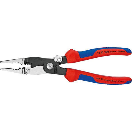 Knipex elektronik installation tang 13 92 200 (rød blå)