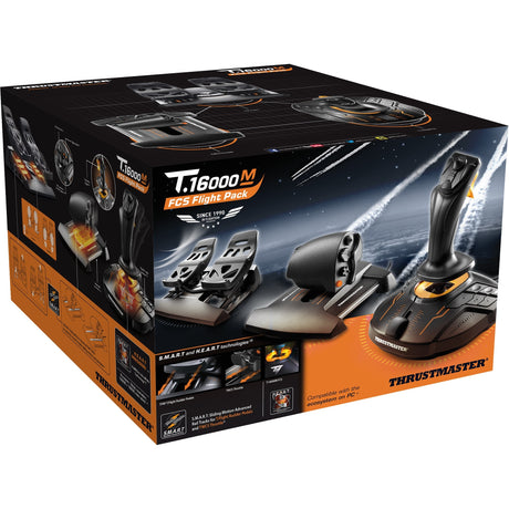 Thrustmaster T.16000M FCS Flight Pack Gaming Hotas (sort, pc)