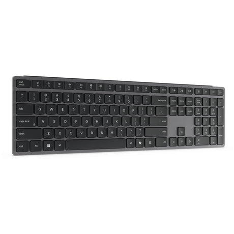 Lenovo 700 moderne trådløst tastatur med flere enheder - us euro103p desktop sæt (grå, 100 %, 2,4 GHz, Bluetooth)