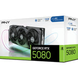 Pny Geforce RTX 5080 OC grafikkort (DLSS 4, 3x Display Port, 1x HDMI 2.1)
