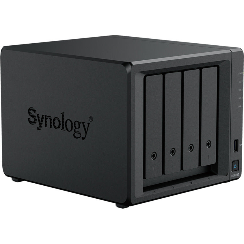 Synology diskstation ds925+ nas (sort, 2x 2,5 GB LAN, 2x USB 3.2 gen 1)