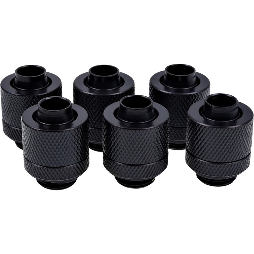 Alphacool eiszapfen 13 10mm kompressionsfittingforbindelse (sort, 6 stk.)