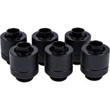 Alphacool eiszapfen 13 10mm kompressionsfittingforbindelse (sort, 6 stk.)