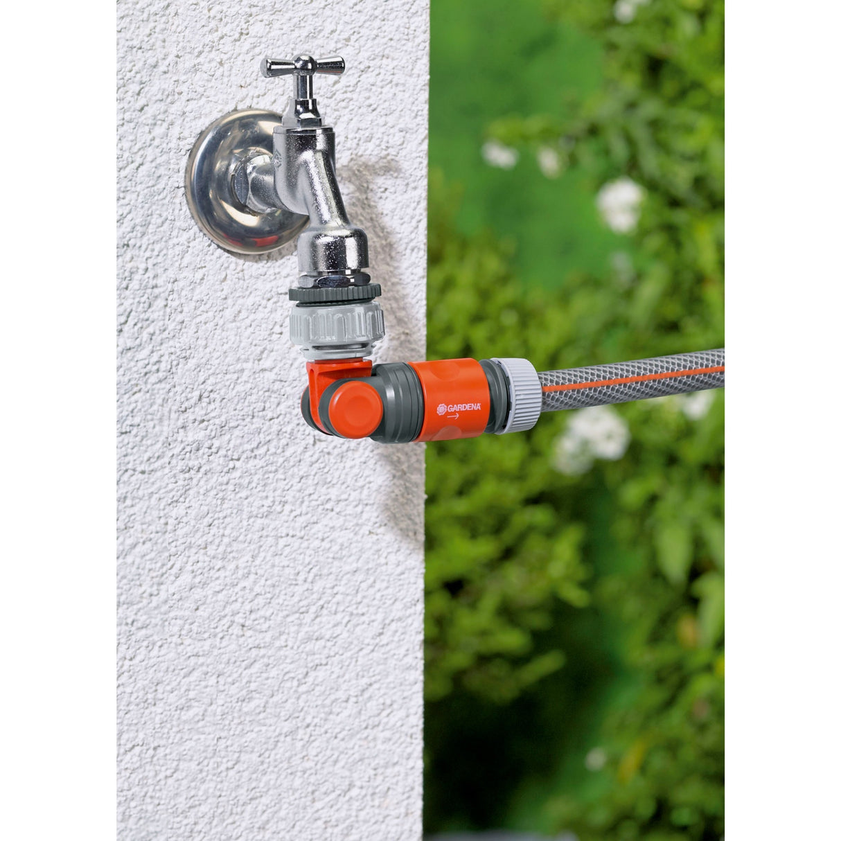 Gardena hængslet hanestykke 26,5 mm (g 3 4 ) (grå orange, 2999-20)