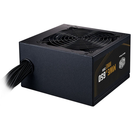Cooler master mwe 650 bronze v3 650 watt strømforsyning (sort, 4x pcie)